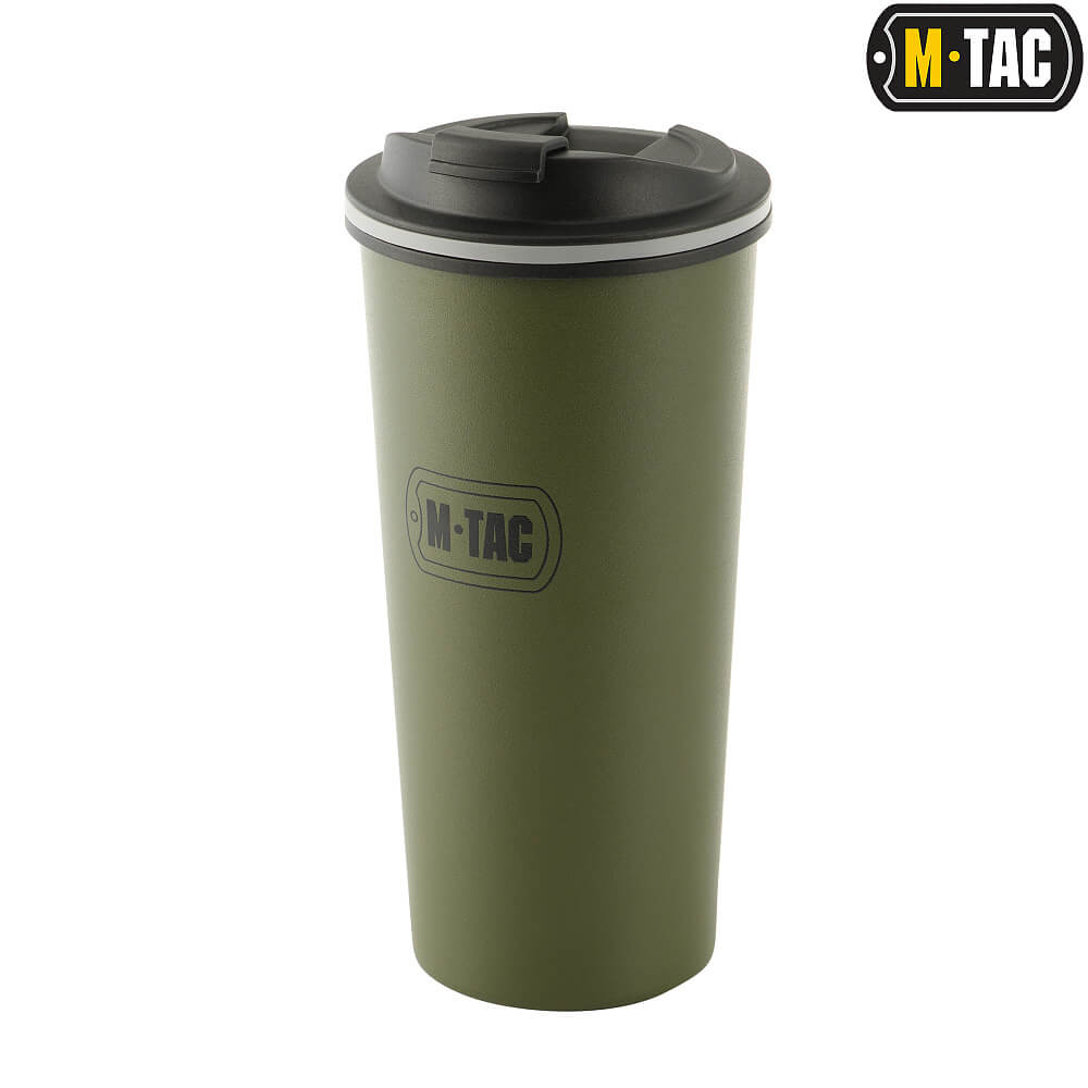 05dbfc02bed73eeed1e9d83a94c290f1.jpg M-Tac термокружка з клапаном 450 мл олива - Зображення 1