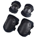 Тактичний захисний комплекс Black (налокітники – наколінники)