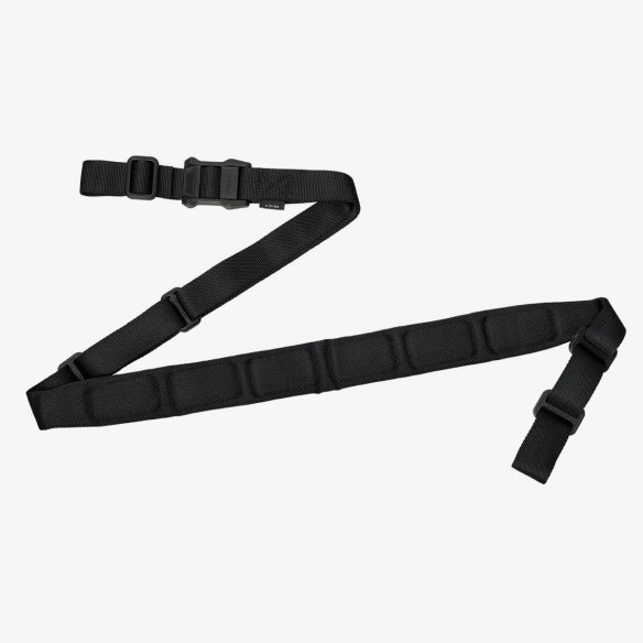 4042323022_remin-rushnichnij-dvotochkovij Ремінь рушничний двоточковий Magpul MS1 Padded Black - Зображення 1