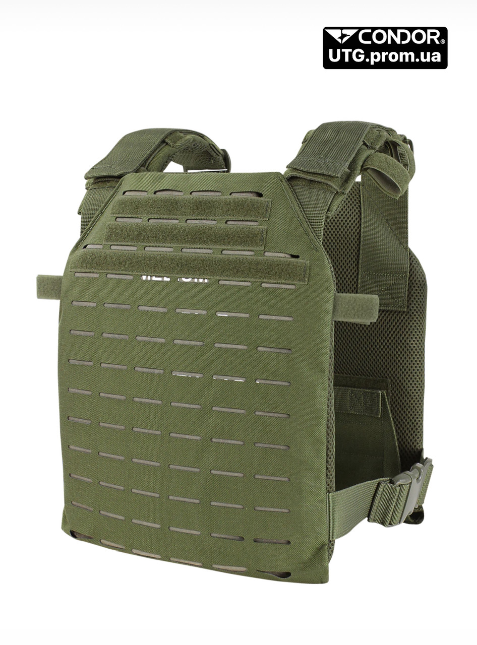 4076125203_zhilet-taktichnij-condor Жилет тактичний Condor LCS Sentry Plate Carrier. Олива - Зображення 1