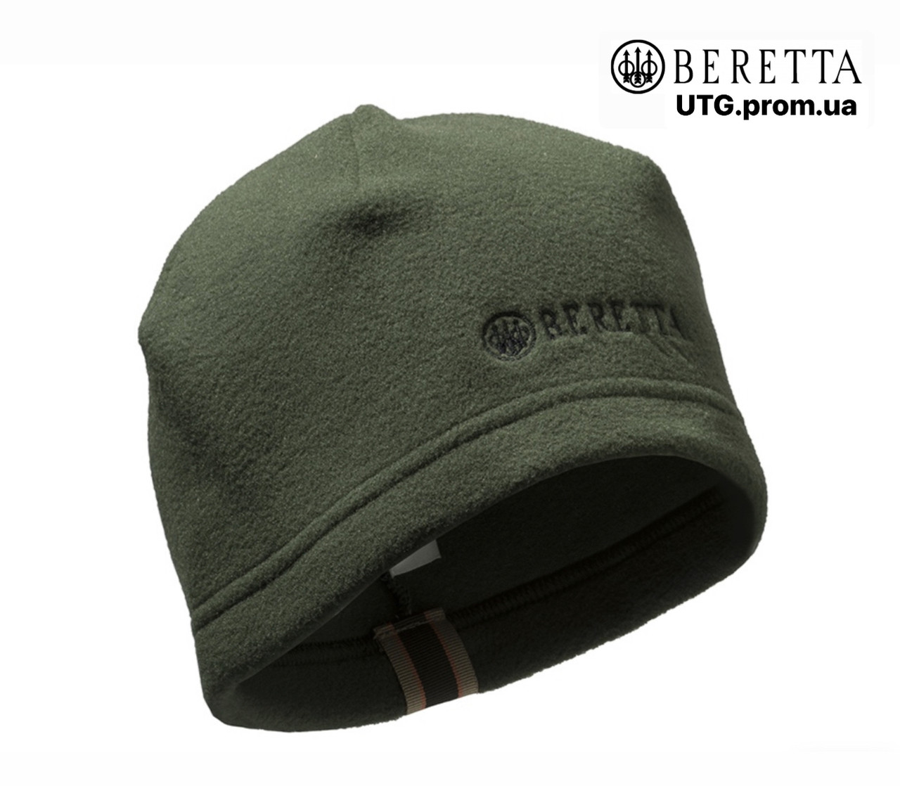 4115674975_shapka-fleece-beanie Шапка Fleece beanie olive "BERETTA" - Зображення 1