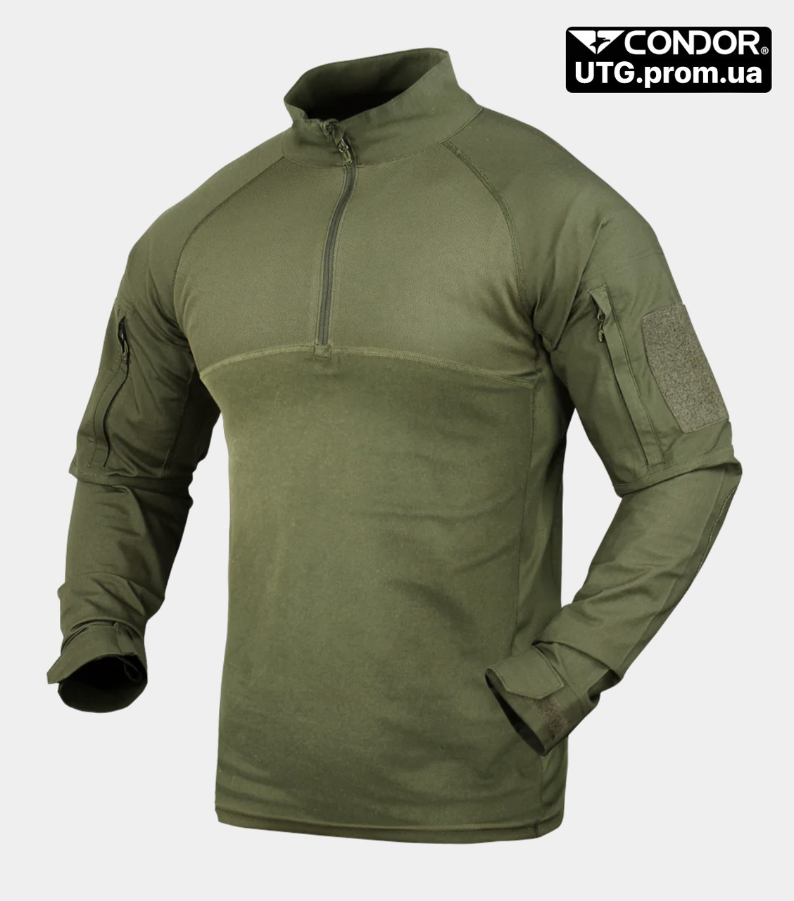 4116110834_taktichna-sorochka-condor-clothing Тактична сорочка Condor-Clothing Long Sleeve Combat Shirt. Olive drab - Зображення 1