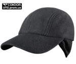 Зимова кепка Condor-Clothing Yukon Fleece Cap. Black