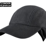 Зимова кепка Condor-Clothing Yukon Fleece Cap. Black