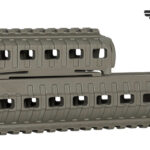 Цівка на АК 47/74 DLG TACTICAL (DLG-99), полімерний, колір Олива, 2 планки пікатинни, з кріпленням M-LOK