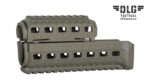 Цівка на АК 47/74 DLG TACTICAL (DLG-99), полімерний, колір Олива, 2 планки пікатинни, з кріпленням M-LOK