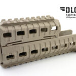 Цівка на АК 47/74 DLG TACTICAL (DLG-099) полімерна, колір Койот, 2 планки picatinny з кріпленням M-LOK