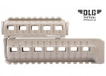Цівка на АК 47/74 DLG TACTICAL (DLG-099) полімерна, колір Койот, 2 планки picatinny з кріпленням M-LOK - Зображення 3