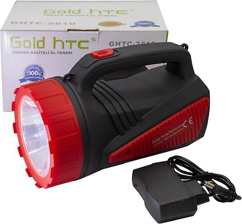4158220958_lihtar-akumulyatornij-poshukovij Ліхтар акумуляторний пошуковий Gold HTC GHTC-2810 2 режими LED - Зображення 1