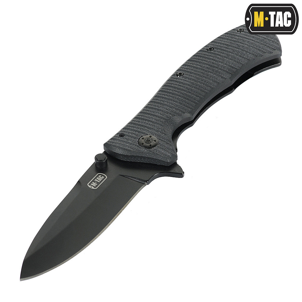 4192646895_nozh-skladnoj-m-tac Нож складной M-Tac Type 7 Black - Зображення 1