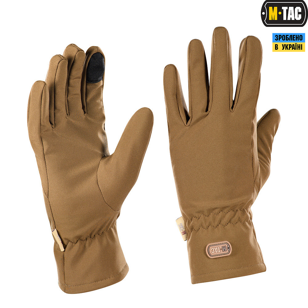 4192701001_perchatki-m-tac-winter Перчатки M-Tac Winter Soft Shell Coyote - Зображення 1