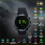 M-TAC ГОДИННИК ТАКТИЧНИЙ МУЛЬТИФУНКЦІОНАЛЬНИЙ BLACK