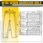 M-Tac штани Aggressor Gen.II рипстоп MC - Зображення 6