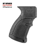 Ручка пістолетна FAB Defense AGR-47 прогумована для АК-47/74 (Сайга). Колір чорний - Зображення 2