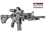 Ручка пістолетна FAB Defense AGR-43 прогумована для M4/M16/AR15. Колір чорний - Зображення 3