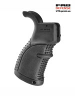 Ручка пістолетна FAB Defense AGR-43 прогумована для M4/M16/AR15. Колір чорний - Зображення 2