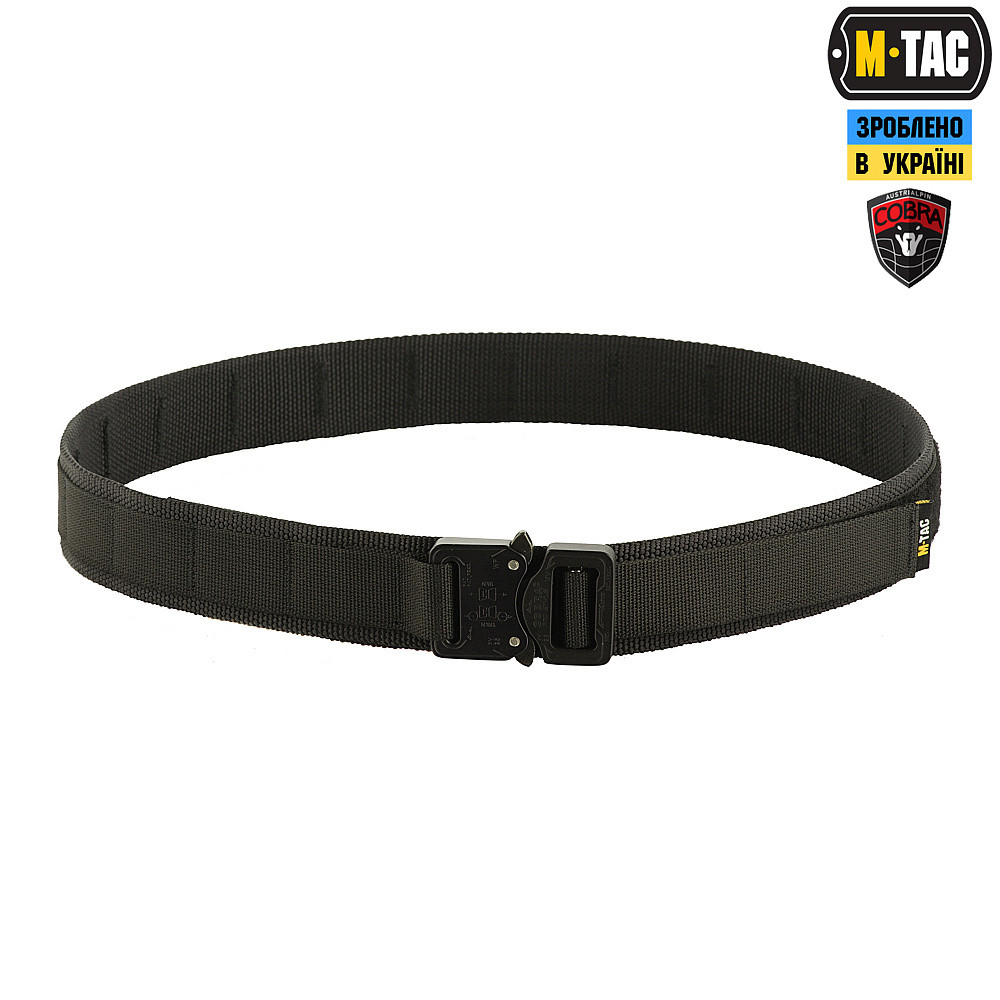 4314839681_m-tac-remen-cobra M-Tac ремень Cobra Buckle Tactical Belt Gen.II Black - Зображення 1