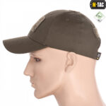 M-Tac бейсболка с липучкой Flex рип-стоп Dark Olive - Зображення 3