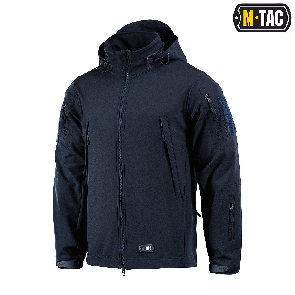 4340936184_m-tac-kurtka-soft M-Tac куртка Soft Shell Navy Blue - Зображення 1