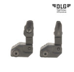 Висока мушка з цілком DLG Tactical (DLG-167) складані на Picatinny, чорний - Зображення 2