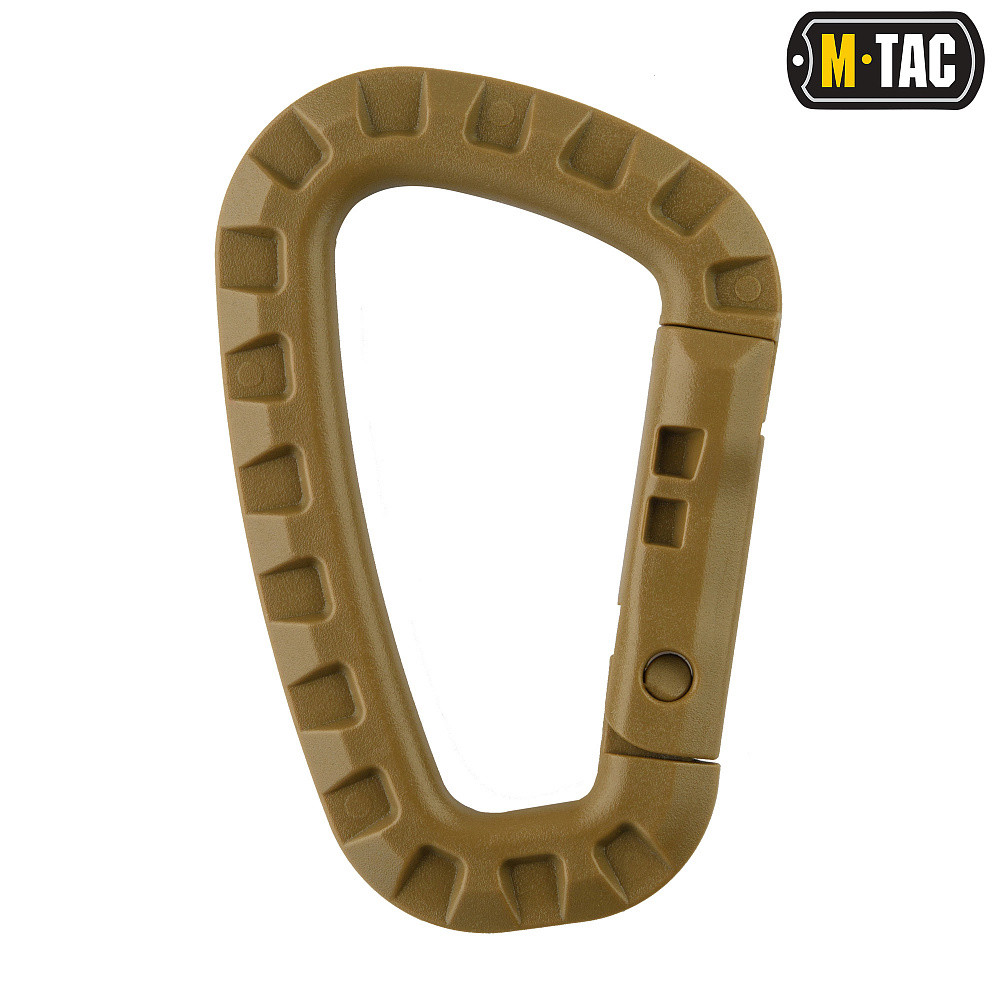 4436686758_m-tac-karabin-plastikovij M-TAC КАРАБІН ПЛАСТИКОВИЙ COYOTE - Зображення 1