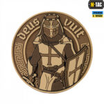 M-TAC НАШИВКА DEUS VULT 3D PVC COYOTE