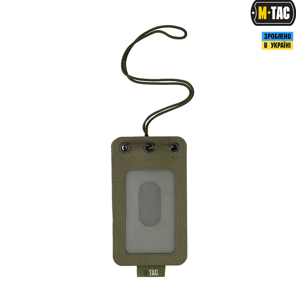 4440899582_m-tac-bejdzh-z M-TAC БЕЙДЖ З ПРОЗОРОЮ ПАНЕЛЛЮ RANGER GREEN - Зображення 1