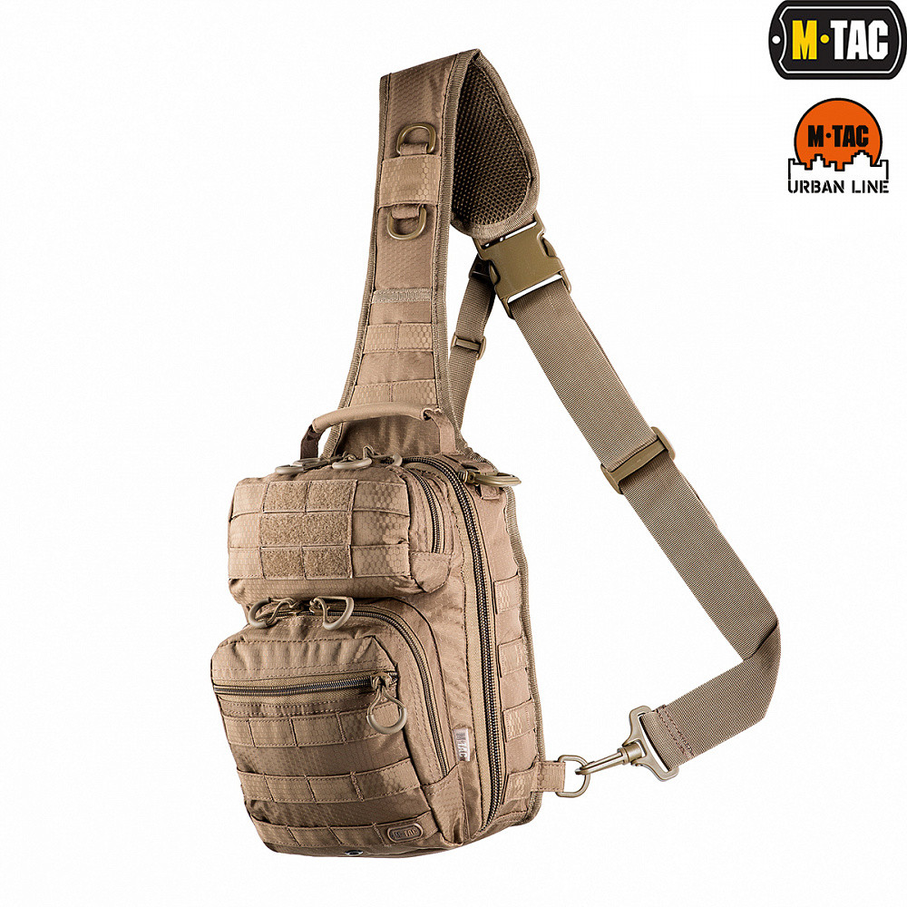 4444303376_m-tac-sumka-urban M-Tac сумка Urban Line City Hunter Hexagon Bag Coyote - Зображення 1