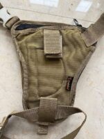 Тактична поясна/ніжна сумка кобура зі спеціальним відділенням койот - Зображення 3