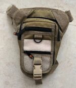 Тактична поясна/ніжна сумка кобура зі спеціальним відділенням койот