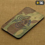 M-Tac нашивка Знам'я Ворона Laser Cut Multicam/Black - Зображення 2