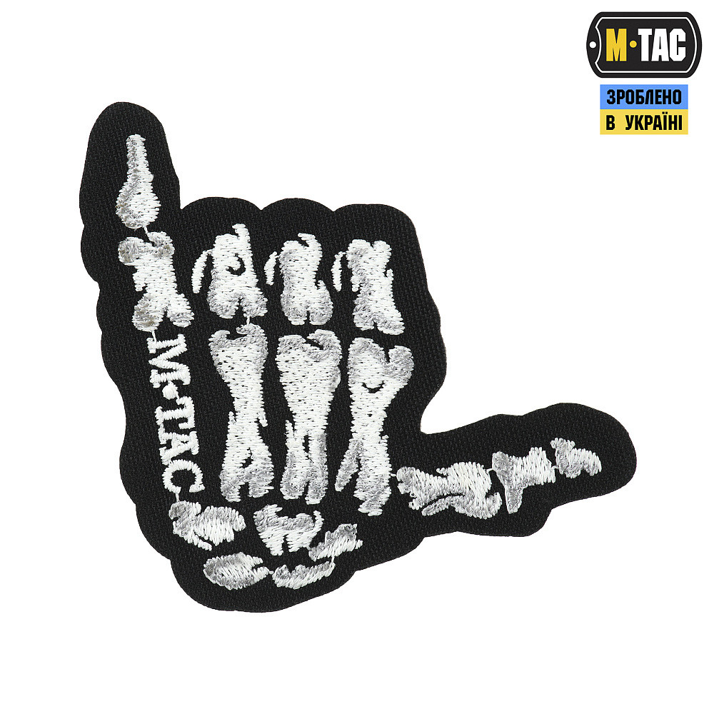 4470637312_m-tac-nashivka-shaka M-Tac нашивка Shaka (вышивка) Black - Зображення 1