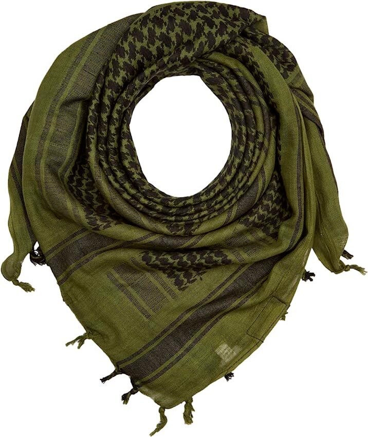 4500296052_sharf-defcon-5 Шарф Defcon 5 Shamag Afghano. Olive - Зображення 1