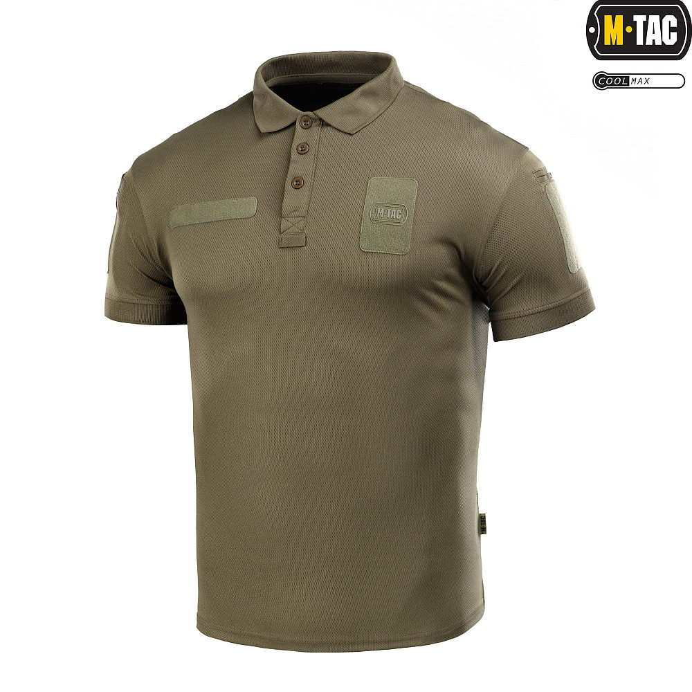 4540610306_m-tac-polo-elite M-Tac поло Elite Tactical Coolmax Olive - Зображення 1