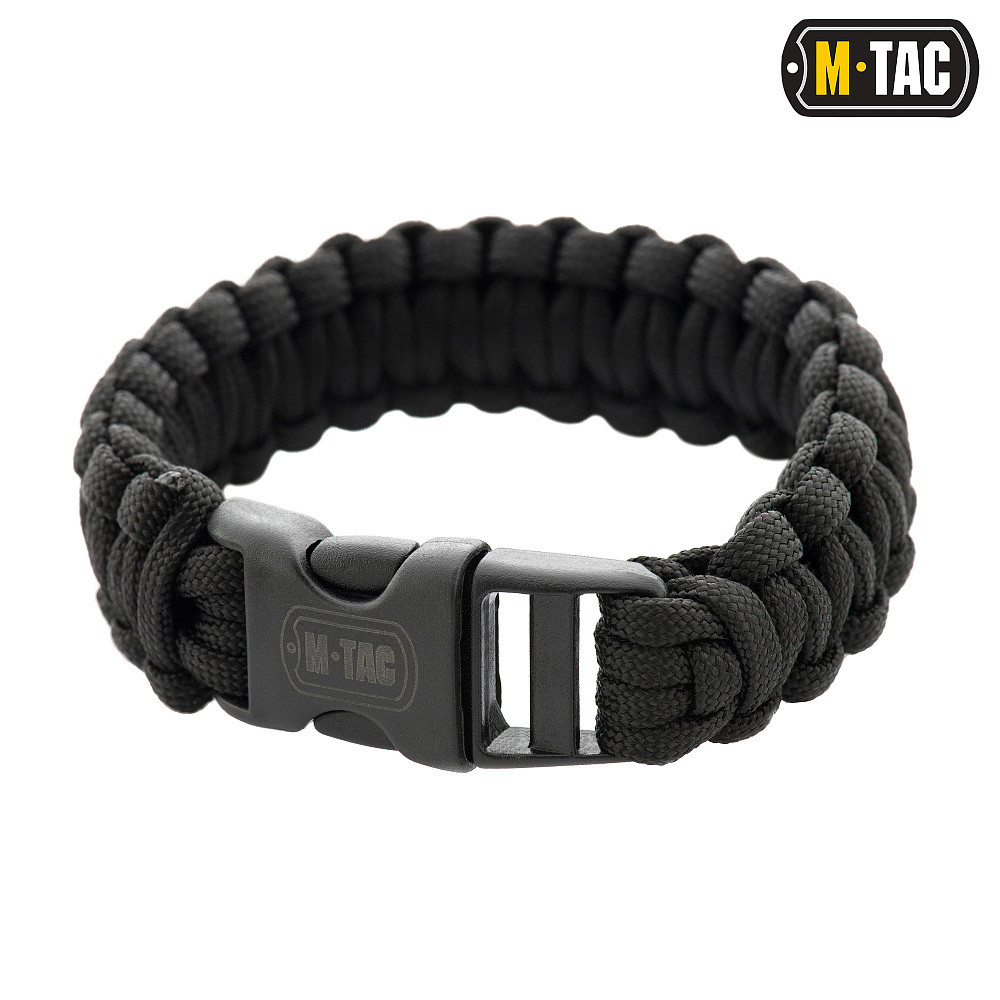 4558001519_m-tac-braslet-parakord M-Tac браслет паракорд Black - Зображення 1