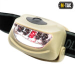 M-Tac ліхтар налобний 4+1 LED Khaki - Зображення 3