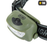 M-Tac ліхтар налобний 4+1 LED Olive - Зображення 4