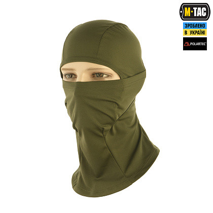 4606510661_m-tac-balaklava-nindzya-potovidvidna M-Tac балаклава-ніндзя потовідвідна Polartec Army Olive - Зображення 1