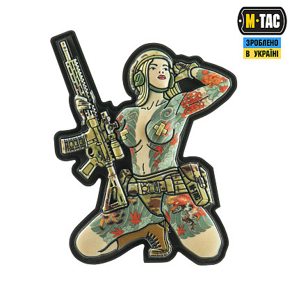 4607183118_m-tac-nashivka-tactical M-Tac нашивка Tactical girl Якудза PVC MC - Зображення 1