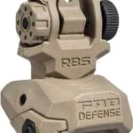 Цілик складаний FAB Defense RBS на Picatinny. Desert tan