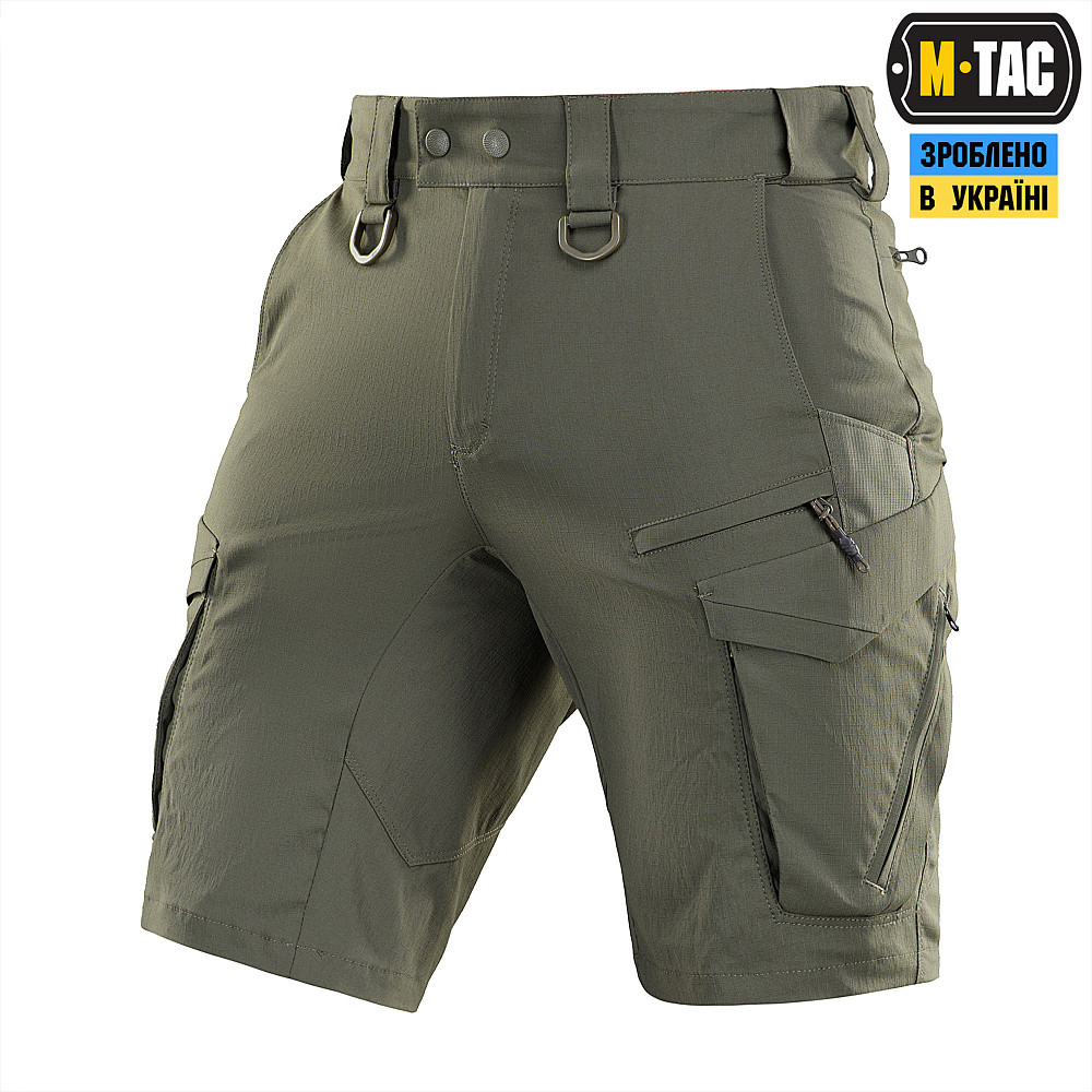 4650260973_m-tac-shorti-aggressor M-Tac шорти Aggressor Summer Flex Army Olive - Зображення 1