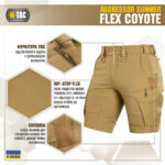 M-Tac шорти Aggressor Summer Flex Coyote - Зображення 2