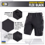 M-Tac шорти Aggressor Summer Flex Black XXXL - Зображення 2