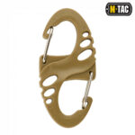 M-TAC КАРАБІН S-HOOK ПЛАСТИКОВИЙ COYOTE - Зображення 3