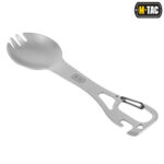 M-TAC СТОЛОВИЙ НАБІР ЛОЖКА-ВИЛКА З КАРАБІНОМ