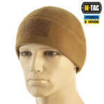 M-Tac шапка Watch Cap Elite флис (320г/м2) з липучкою Coyote Brown