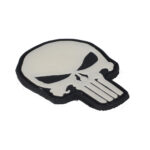 M-TAC НАШИВКА PUNISHER PVC BLACK/WHITE - Зображення 2