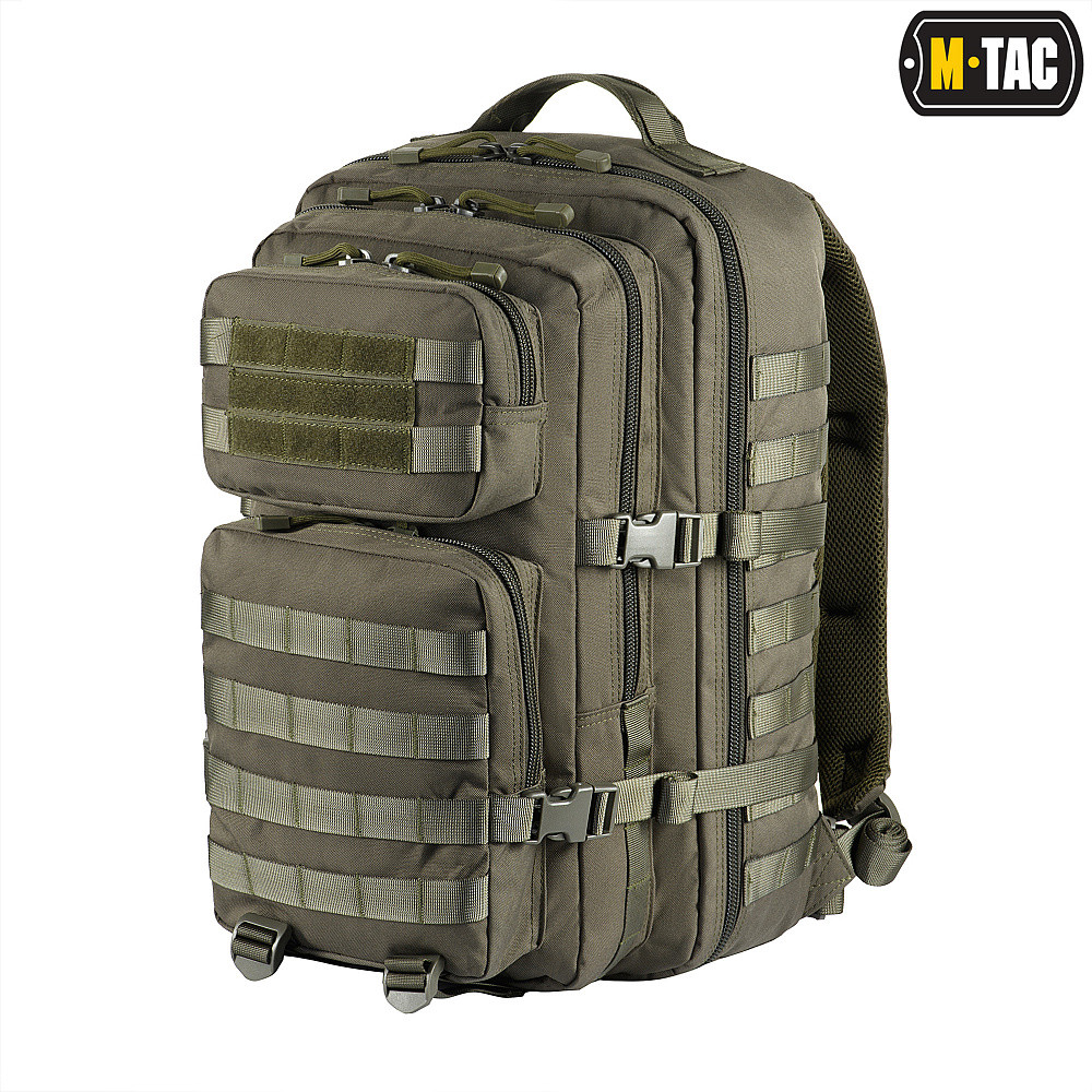4875229061_m-tac-ryukzak-large M-TAC РЮКЗАК LARGE ASSAULT PACK OLIVE - Зображення 1