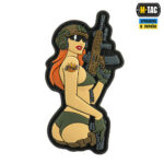 M-TAC НАШИВКА TACTICAL GIRL №4 PVC РУДА