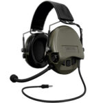 Наушники Sordin Supreme MIL CC Slim Headband Green PVC